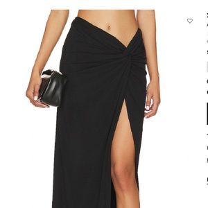 AFRM x REVOLVE Lorli Skirt in Noir